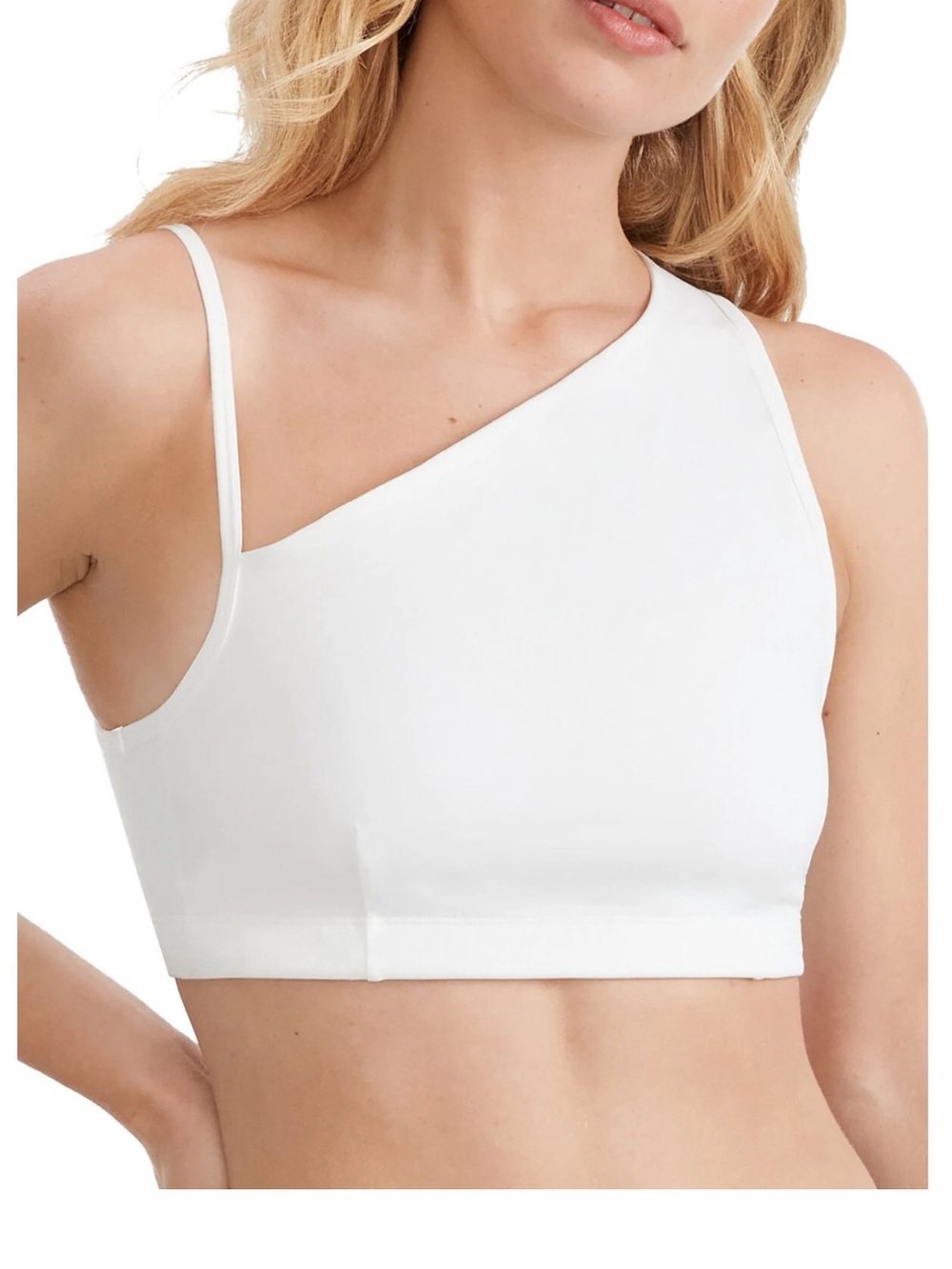 NWT Sweaty Betty Asymmetric Sculpt Bra Ambient Pink Size S NWT - Picture 9 of 11